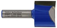 Tivoly XT60642067847 frees voor rechte frees, 2 diamantgeslepen snijkanten Ø 25 mm