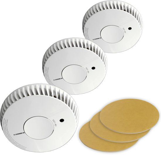 FireAngel FA6120-INT Rookmelderset - 3 stuks - incl. bevestigingstape