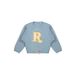 Riffle Amsterdam sweater met print - lichtblauw