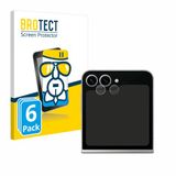 BROTECT Screenprotector 6 Stuks voor Samsung Galaxy Z Flip 6 (ALLEEN Camera Lens) Transparant