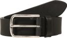 Vanzetti Leren Riem Denim Love 35mm Full Leather Belt W95 Black Zwart