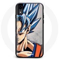 Maniacase Etui voor Iphone XR Dragon Ball Z Hair Blue