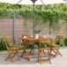 Maison Exclusive - Table de jardin pliante 110 cm en bois massif d'acacia