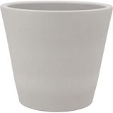 DK Design Bloempot/plantenpot - Vinci - lichtgrijs mat - D26 x H29 cm