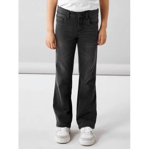 NAME IT KIDS NKFPOLLY Bootcut Jeans - Dark Grey Denim