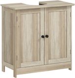 Homcom Badkamermeubel - Samengesteld hout - 60x30x60cm - Grijs