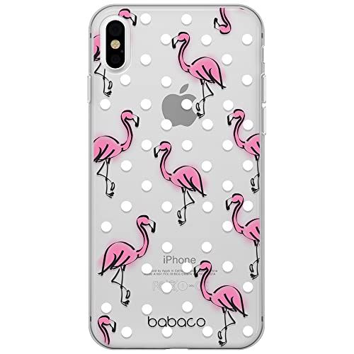ERT GROUP mobiele telefoonhoesje voor Apple iPhone X/XS - Babaco Flamingo 003