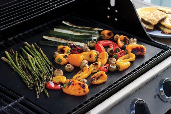 ProBBQ - BBQ matjes - Set van 2 - Grill mat - BBQ grill mat - Ovenmatjes - Smokey goodness - Herbruikbaar - Niet klevend