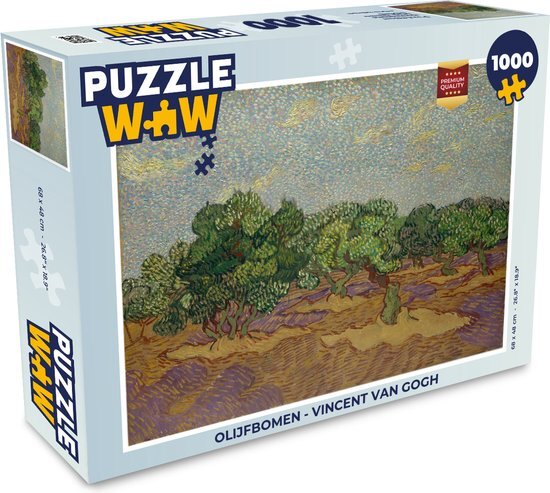 MuchoWow Puzzel Olijfbomen - Vincent van Gogh - Legpuzzel - Puzzel 1000 stukjes volwassenen - Sinterklaas cadeautjes - Sinterklaas voor grote kinderen