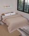 Merkloos Bedsprei Beige 220 x 240 cm - Wafelpiqué 100% Katoen