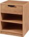 en.casa Nachtkastje Varkaus 55x43x40 cm MDF Eikenkleurig