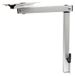 Pied de table de camping-car - Pied de table extensible et réglable - Pivotant à 360° - Alliage d'aluminium - Convient aux camping-cars et aux yachts - Argenté