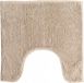 Urban Living WC/Toilet Badkamerkleedje/badmat - beige - 49 x 49 cm