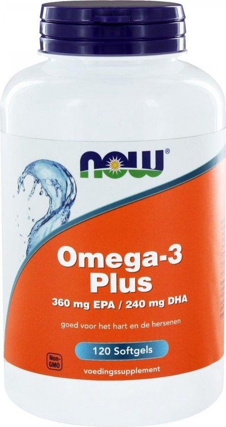 NOW Omega-3 Plus 360 mg EPA 240 mg DHA - 120 Softgels