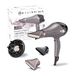 Bellissima Ceramic & Arganolie, professionele haardroger, keramische technologie en arganolie, vermogen 2300 W, 3 temperaturen, ionisator, cold shot, 2 sproeiers, keramische diffuser