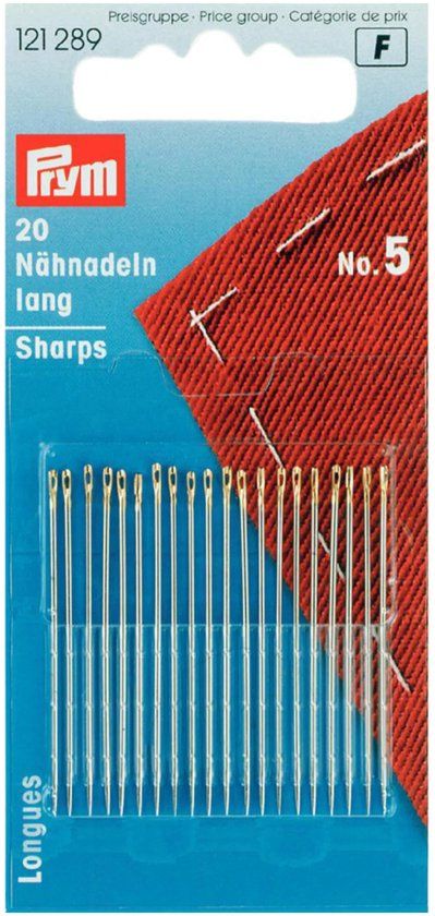 Prym Naainaalden lang staal No. 5 0,80x40 mm 20 st.