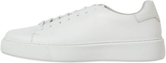 Jack & Jones Heren Sneakers Stockholm Leer Wit Maat 44