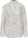 comma Blouse Vrouwen Wit Lange mouw Viscose Regular Fit