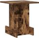 vidaXL - Bijzettafel - Rook - Eiken - 35,5 x 35 x 40 cm - Bewerkt hout