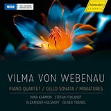 Outhere Hänssler Classic Nina Karmon, Stefan Fehlandt, Alexander Hülshoff, Oliver Triendl - Von Webenau: Piano Quartet | Cello Sonata | Miniatures (CD)