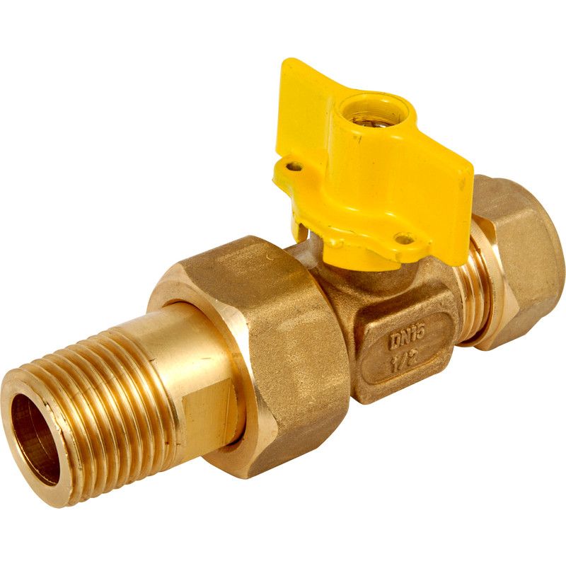 BPE Gaskogelkraan Knel x Bt.Dr. koppeling 15x1/2