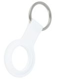 Forcell Étui en silicone pour Apple AirTag - Blanc