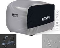 Oxford DC Scootmobiel Beschermhoes - Afdekhoes - Regenhoes - Waterdicht - Universeel - Zwart/zilver
