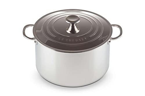 Le Creuset Tri-Ply RVS voorraadpot met deksel, 11-Quart