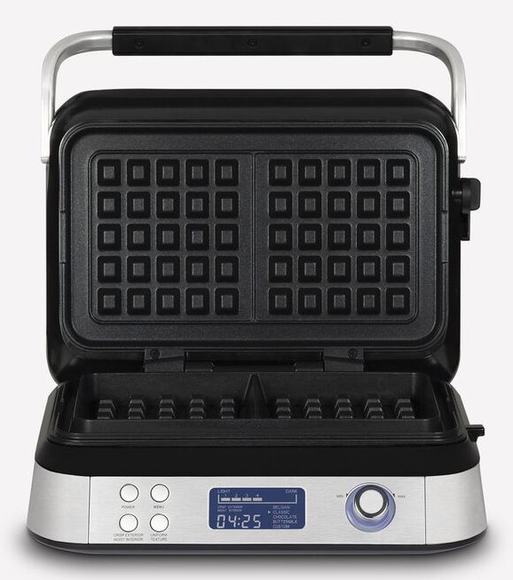 H. Koenig GFX800 Wafelijzer - 1600W - RVS - 5 Automatische Programma's