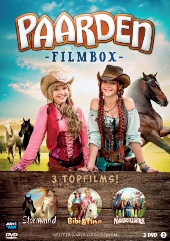 3 Dvd Stackpack Paarden Filmbox (Bibi & Tina – Stormwind – De Paardenzomer dvd