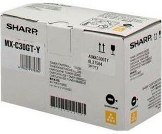 Sharp MXC30GTY Toner Cartridge - Yellow - 6,000 Pages