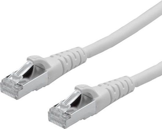 ROLINE S/FTP Patchkabel Cat.6, grijs, 1mtr, LS0H
