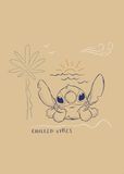 Komar Disney Lilo and Stitch Chilled Vibes Wandafbeelding - 50 x 70 cm