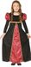 Fiestas Guirca Robe médiévale pour filles rouge/noir taille 10-12