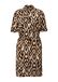 COMMA Blousejurk champagne / ecru / cognac / zwart