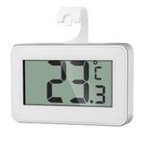 AiQInu Digitale koelkastthermometer, magnetische aquariumthermometer met haak, mini-koelkastthermometer, vriesthermometer voor thuis, restaurants, bars