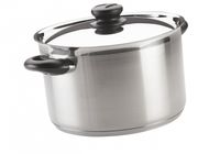 BK Karaat+ Casserole - 24cm - 6.2L - Argent