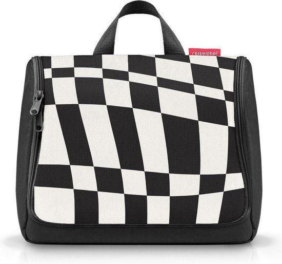 Reisenthel Toiletbag XL Toilettas Ophangen - Op-Art Zwart - 4L