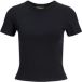 Jack & Jones Jxgigi Str Ss Baby Tee Jrs Noos T-shirt voor dames, zwart.