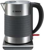 Bosch TWK7S05 Waterkoker - 1.7L - 2200W - Zwart/Grijs