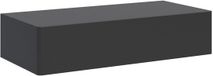Selsey OLIO – Table d'appoint suspendue avec tiroir, noir, 90 cm