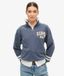 Superdry Dames sweatshirt met ritskraag en applique motief Athletic Essentials