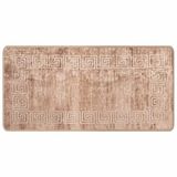 vidaXL - Tapis - Runner - MARSA - Blanc - 50 x 100 cm - Polyester et PVC