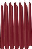 Trend Candles Dinerkaarsen Cello - 12 stuks - bordeauxrood - 25 cm