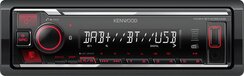 Kenwood KMM-BT408DAB Bluetooth autoradio - incl. DAB+ antenne