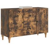 vidaXL TV-kast Gerookt eiken 89 x 34,5 x 60 cm Bewerkt hout
