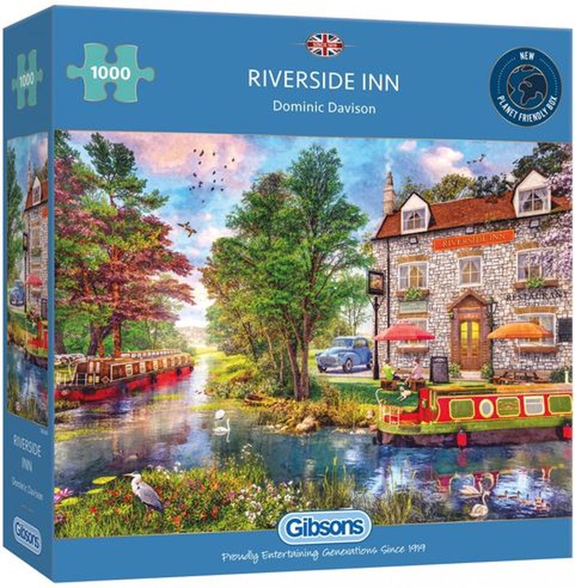 Gibsons Puzzles Puzzel gibsons riverside inn 1000 stukjes