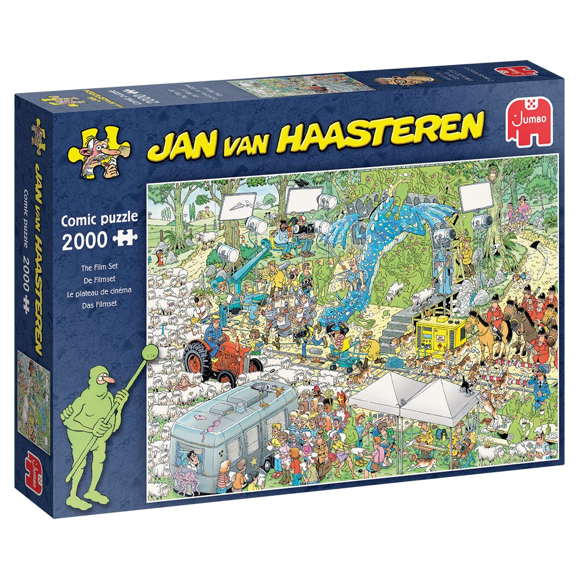 Jumbo Jan van Haasteren - De Filmset - 2000 stukjes puzzel - Legpuzzel voor volwassenen