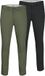 JACK & JONES Marco Dave Pk loose fit heren chino zwart olijfgroen