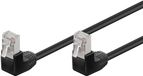 Goobay FTP CAT5e Gigabit Netwerkkabel - haaks - CCA - 1 meter - Zwart